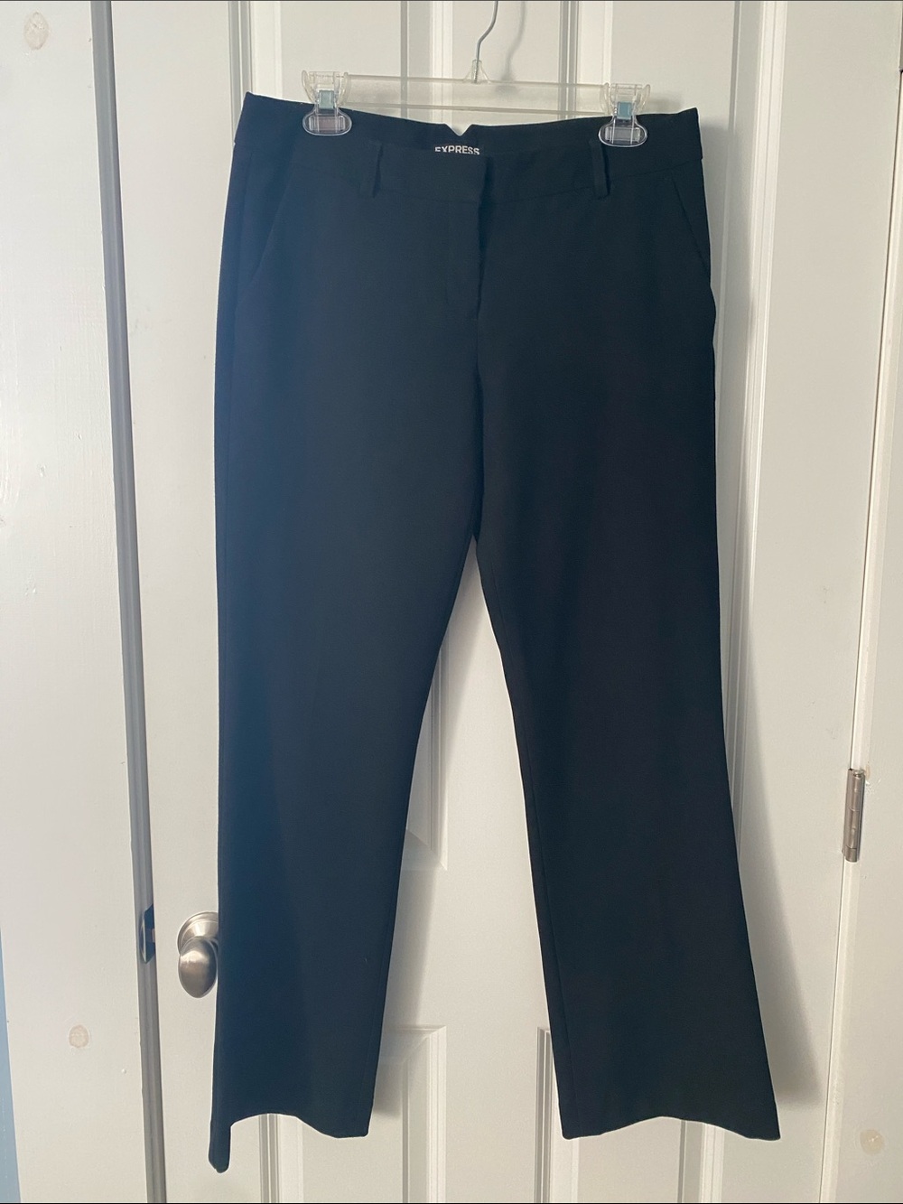 Express Editor Black Dress Pants, Womens 6S